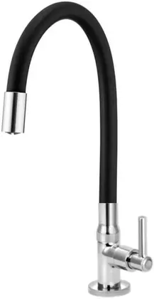 TORNEIRA BANCADA CANO FLEXÍVEL PRETA - 1