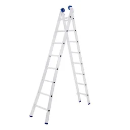 ESCADA EXTENSIVA ALUMÍNIO 8X2 DEGRAUS - 1