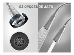 TORNEIRA PIA TIPO CONE CROMADA - 2