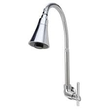 TORNEIRA PIA TIPO CONE CROMADA - 1